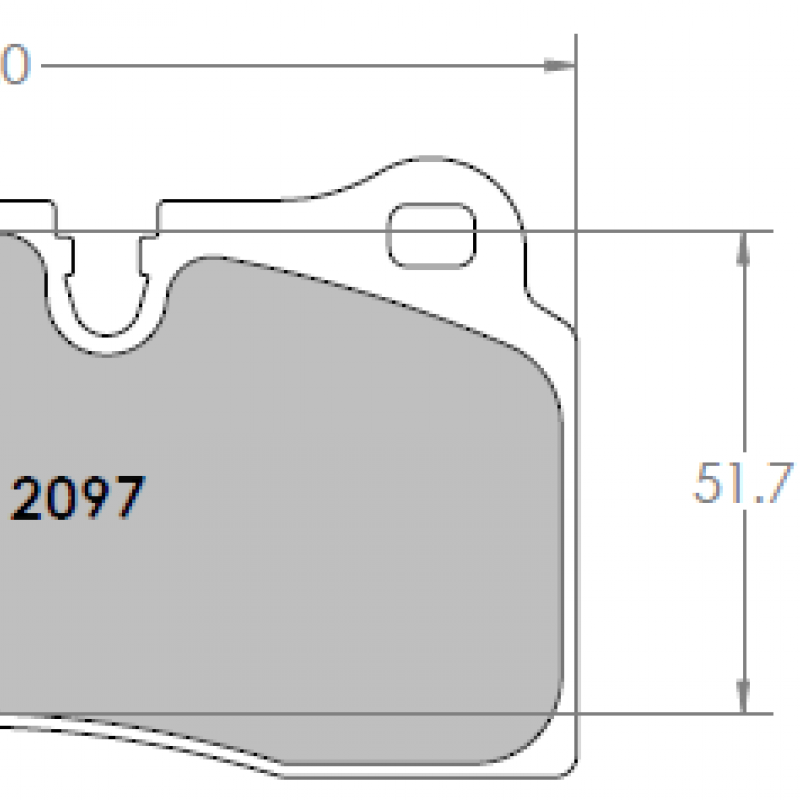 ABS-friendly for rear axles. Race brake pads - BMW M2 Competition (F87)
BMW M4 ceramic brake (F82)
rear pad